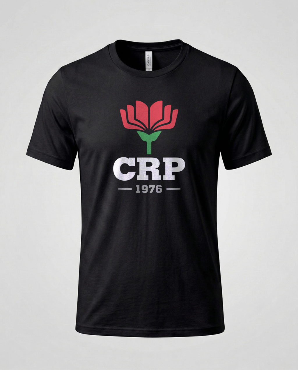 T-Shirt Unissexo CRP'76 - Peito | Black