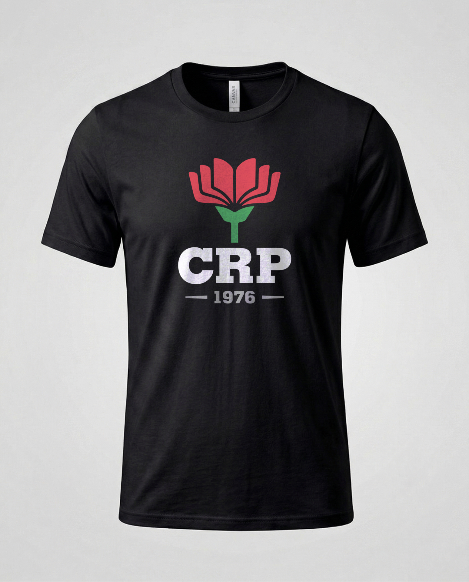 T-Shirt Unissexo CRP'76 - Peito | Black