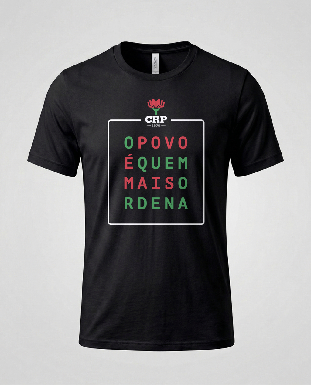 T-Shirt Unissexo CRP'76 - Povo | Black