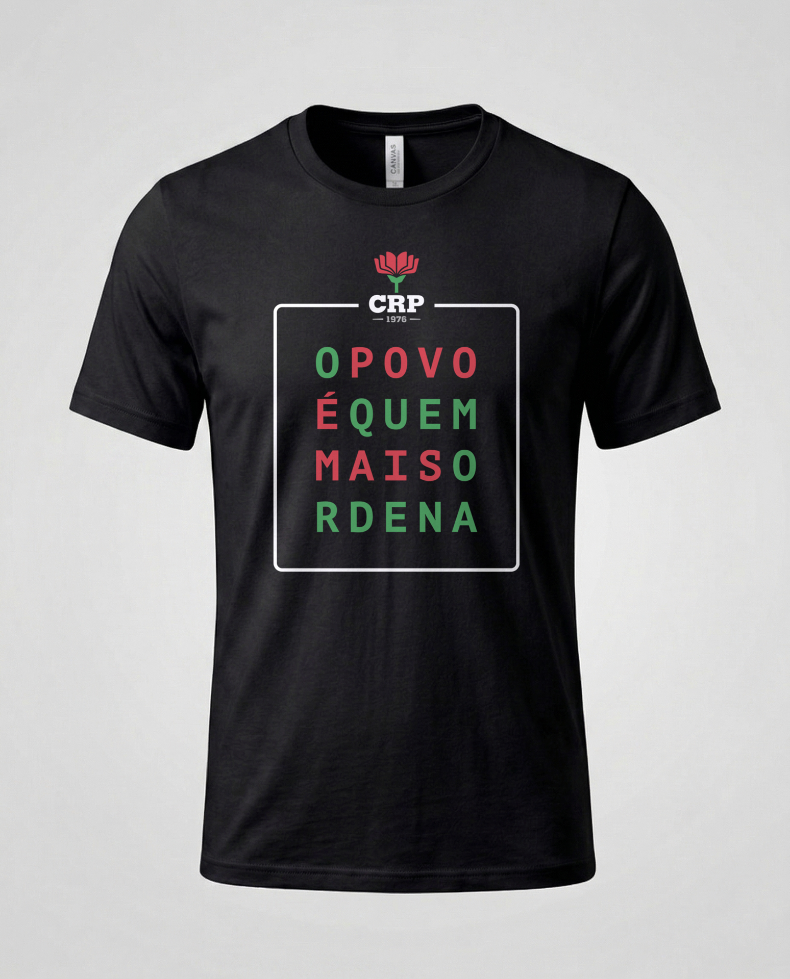 T-Shirt Unissexo CRP'76 - Povo | Black