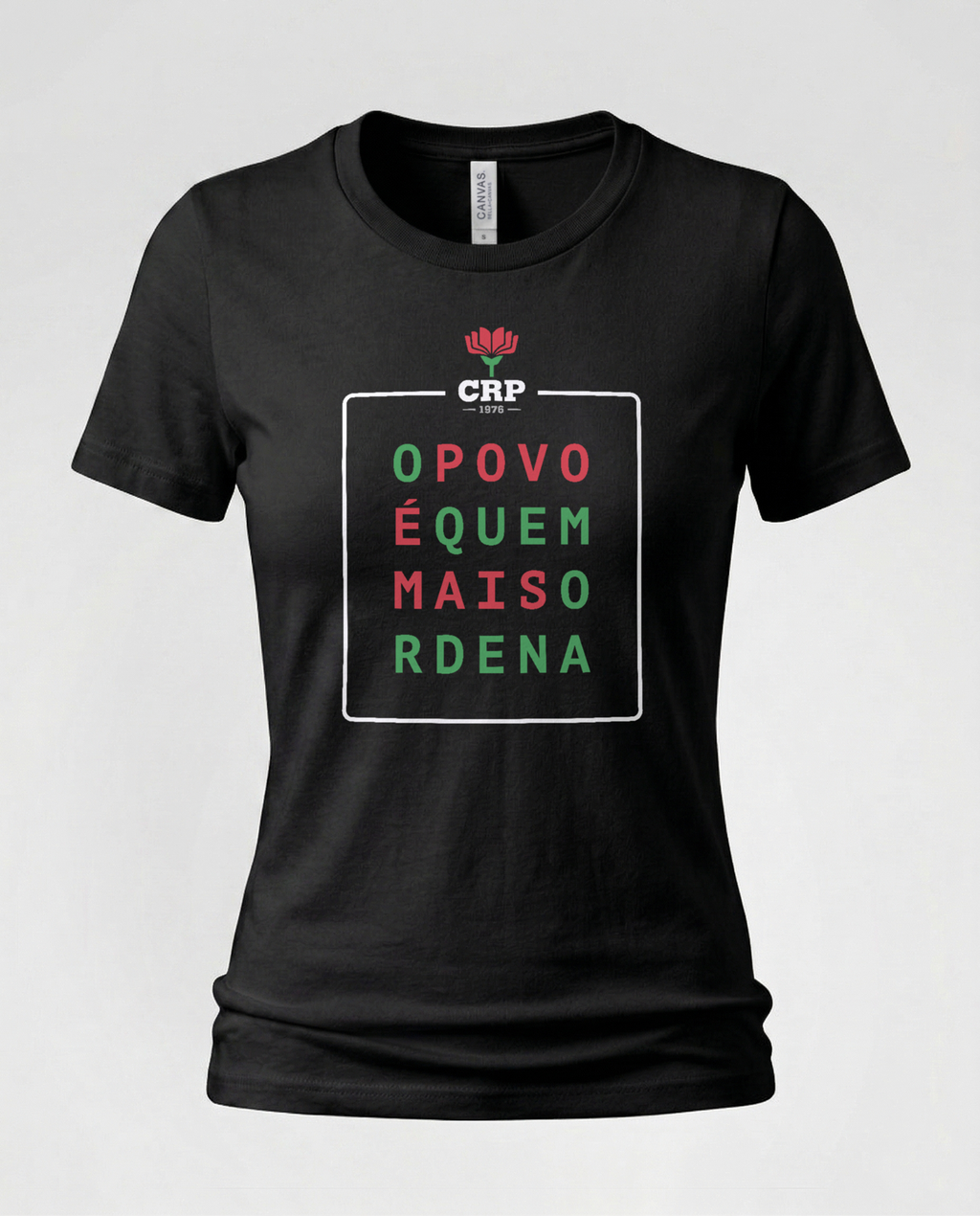 T-Shirt Unissexo CRP'76 - Povo | Black