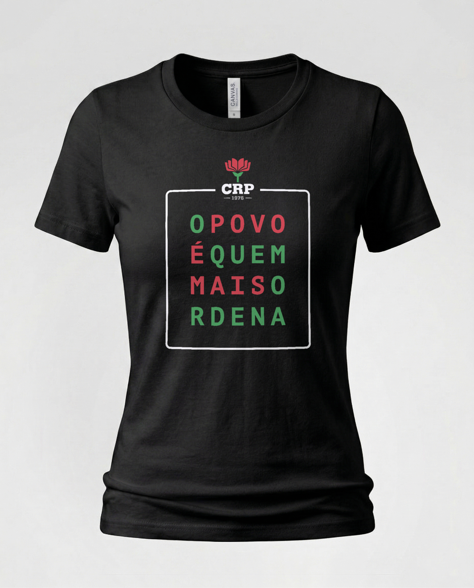 T-Shirt Unissexo CRP'76 - Povo | Black